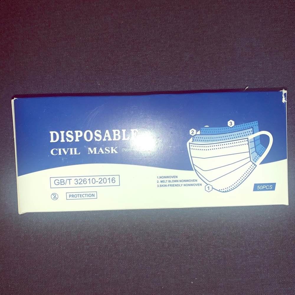 Disposable civil mask (50 pcs)